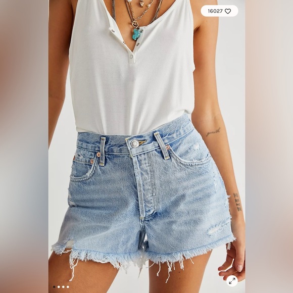 AGOLDE Parker Jean Shorts - Picture 1 of 6